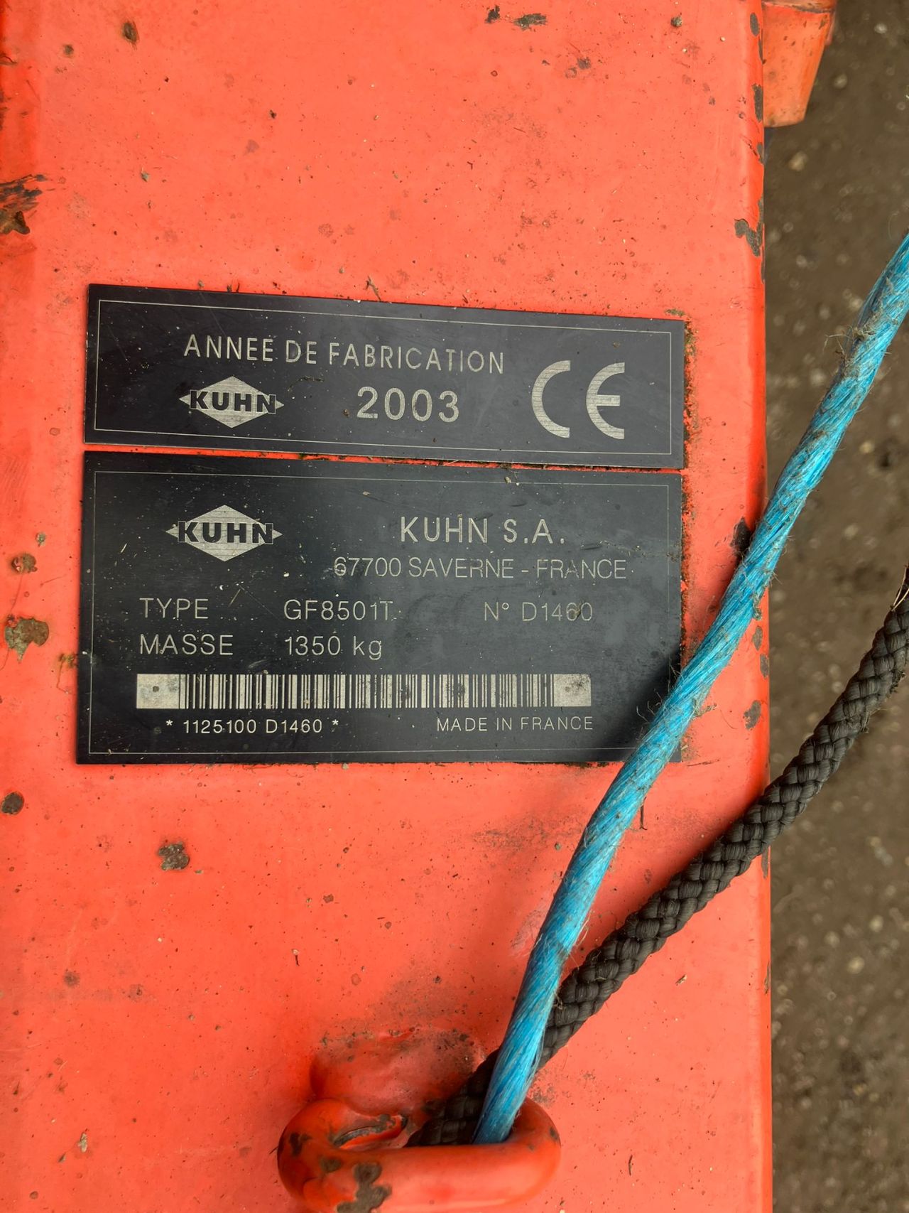 Kuhn GF 8501 T Schudder