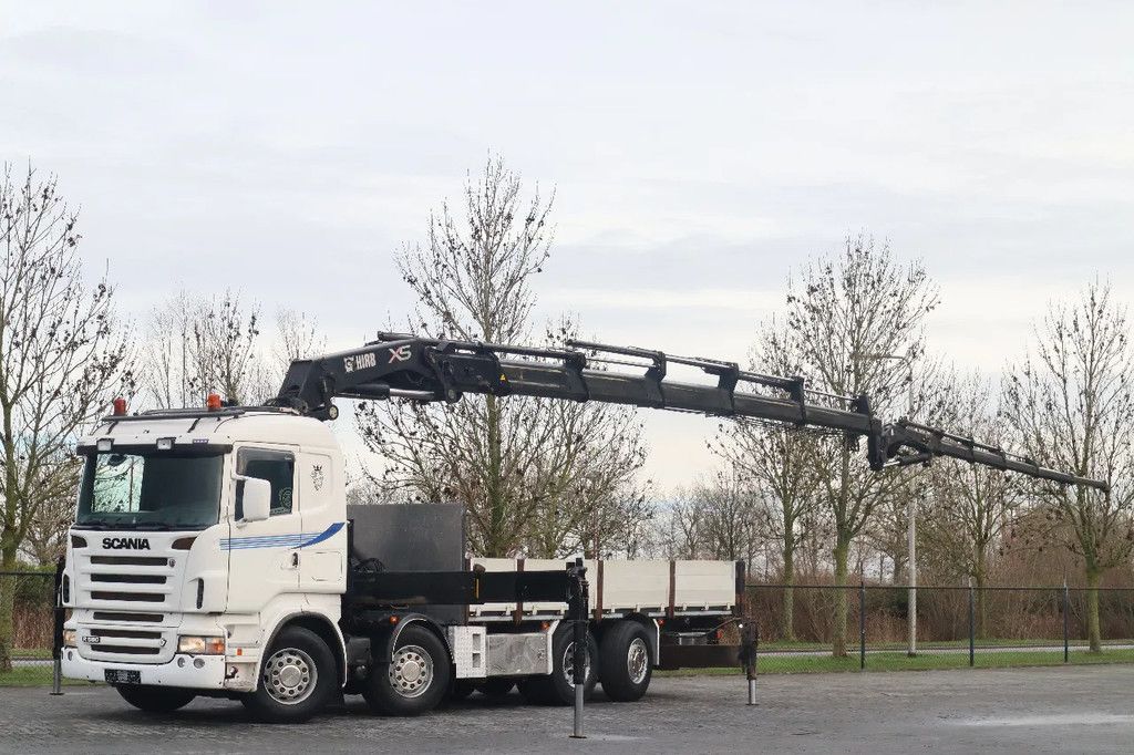 Scania R580 V8 | 8X2*6 | HIAB 422E-5 | JIB | MANUAL | RETARDER | EURO 3