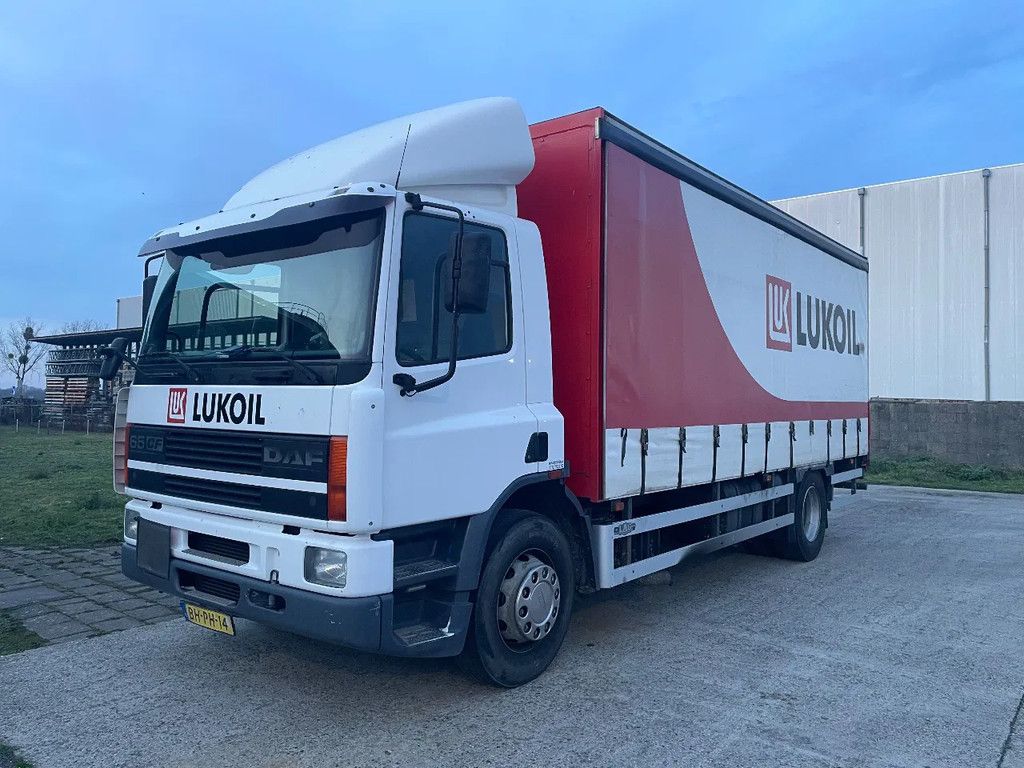 DAF CF 65.250 Euro 2 Schuifzeil / Laadklep Zeer Zeer Mooi !!