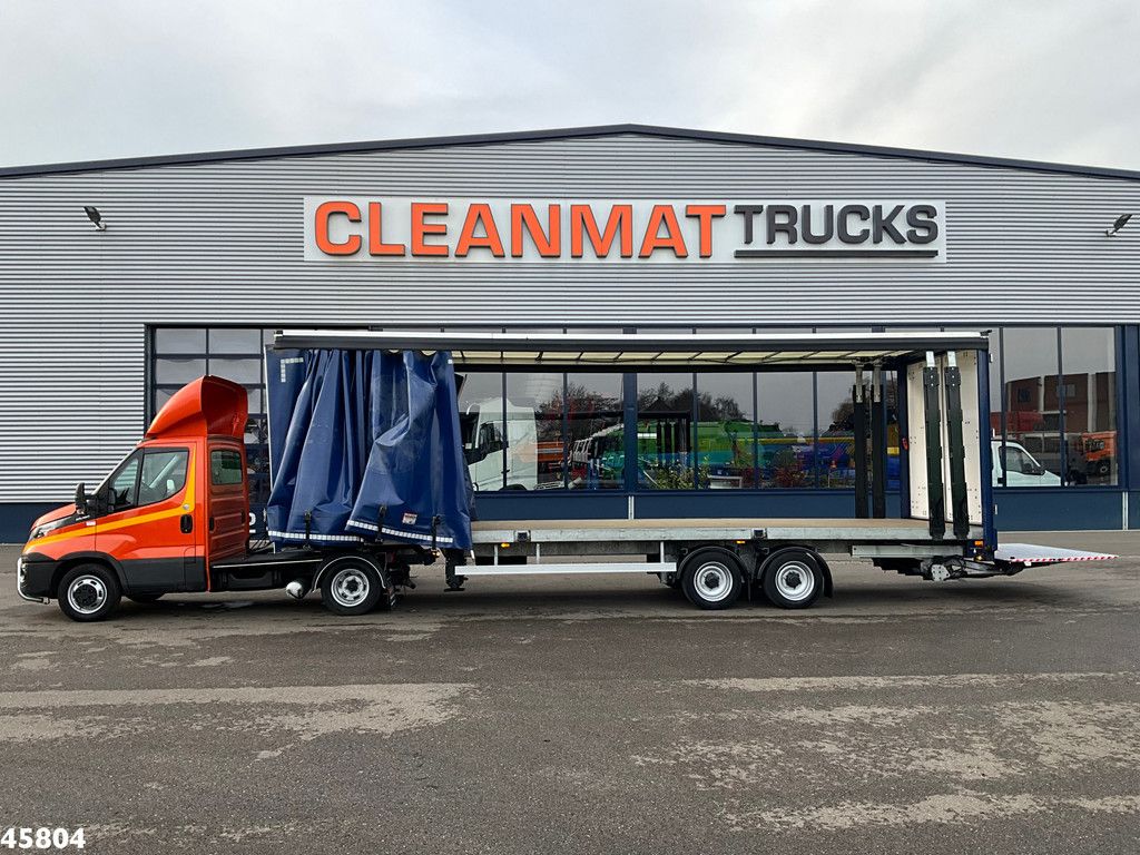 Iveco Daily 40C18 BE Trekker + Oplegger met laadklep Just 78.275 km!