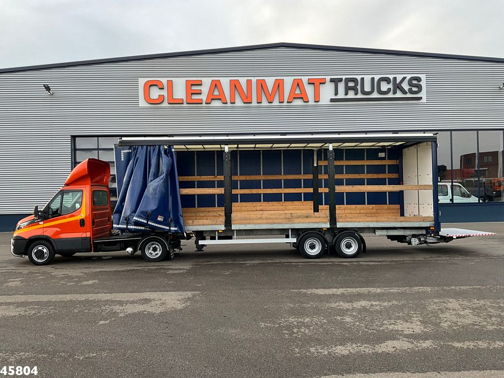 Iveco Daily 40C18 BE Trekker + Oplegger met laadklep Just 78.275 km!