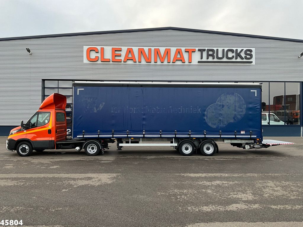 Iveco Daily 40C18 BE Trekker + Oplegger met laadklep Just 78.275 km!