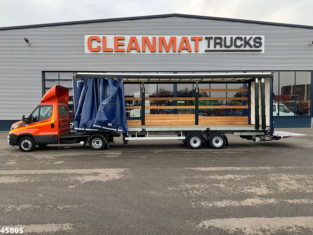 Iveco Daily 40C18 BE Trekker + Oplegger met laadklep Just 78.275 km!