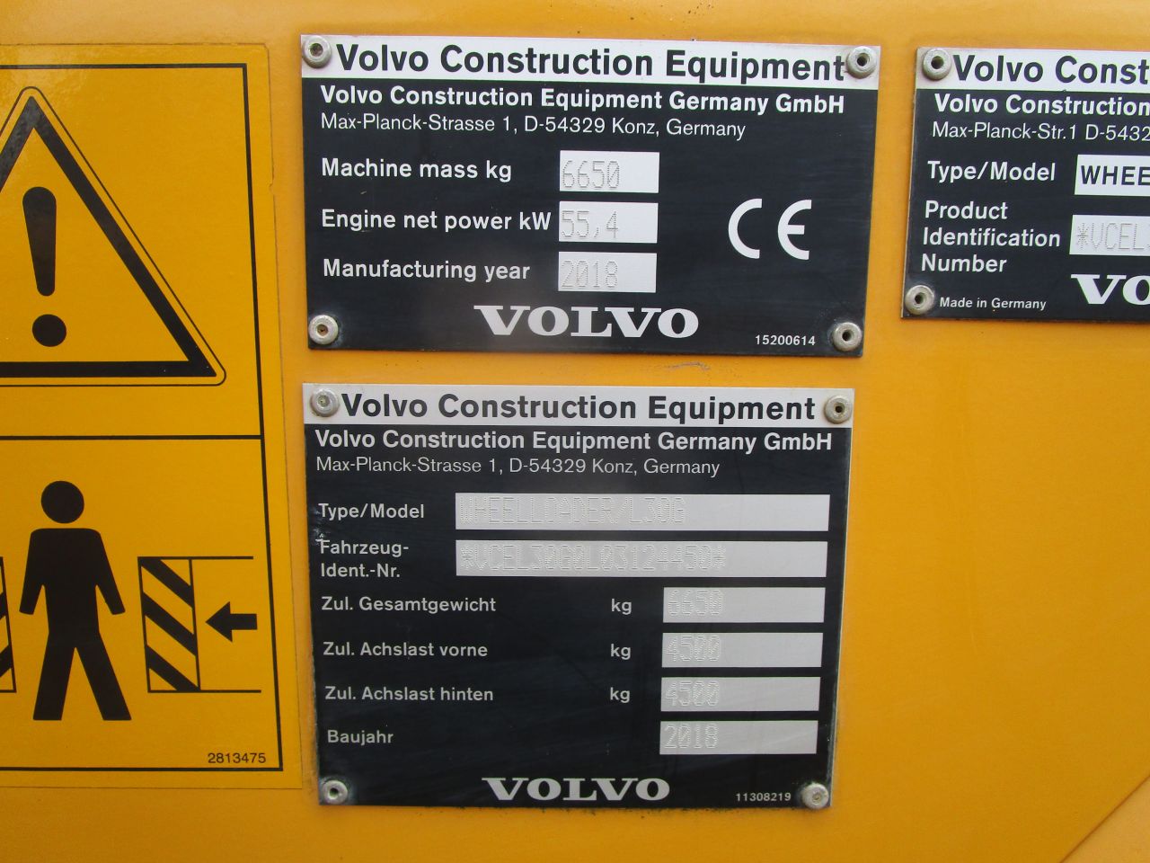 Volvo l30g 2650 uren bj 2018