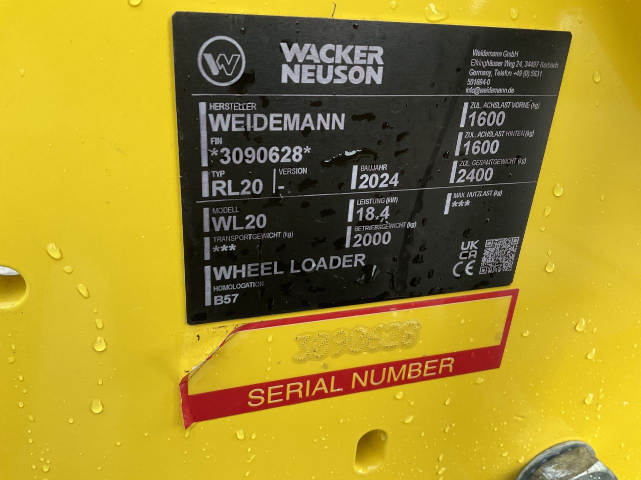 Wacker Neuson knlklader Demo