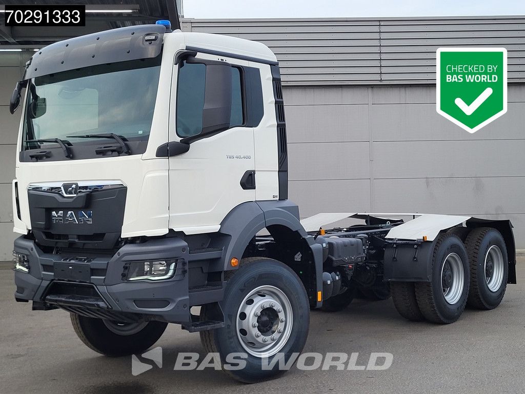 MAN TGS 40.400 6X4 NEW 6x4 chassis PTO Preparation Steelsuspension Big-Axle Automatic Euro 2