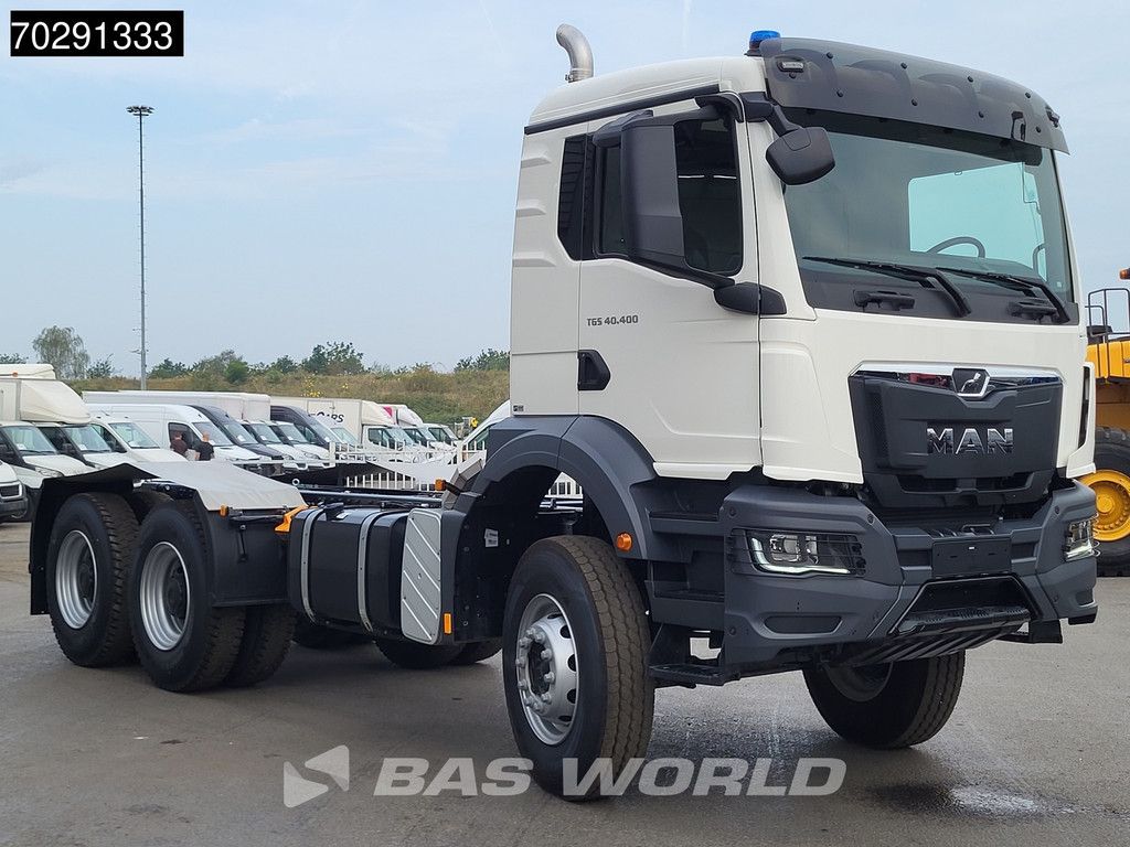 MAN TGS 40.400 6X4 NEW 6x4 chassis PTO Preparation Steelsuspension Big-Axle Automatic Euro 2