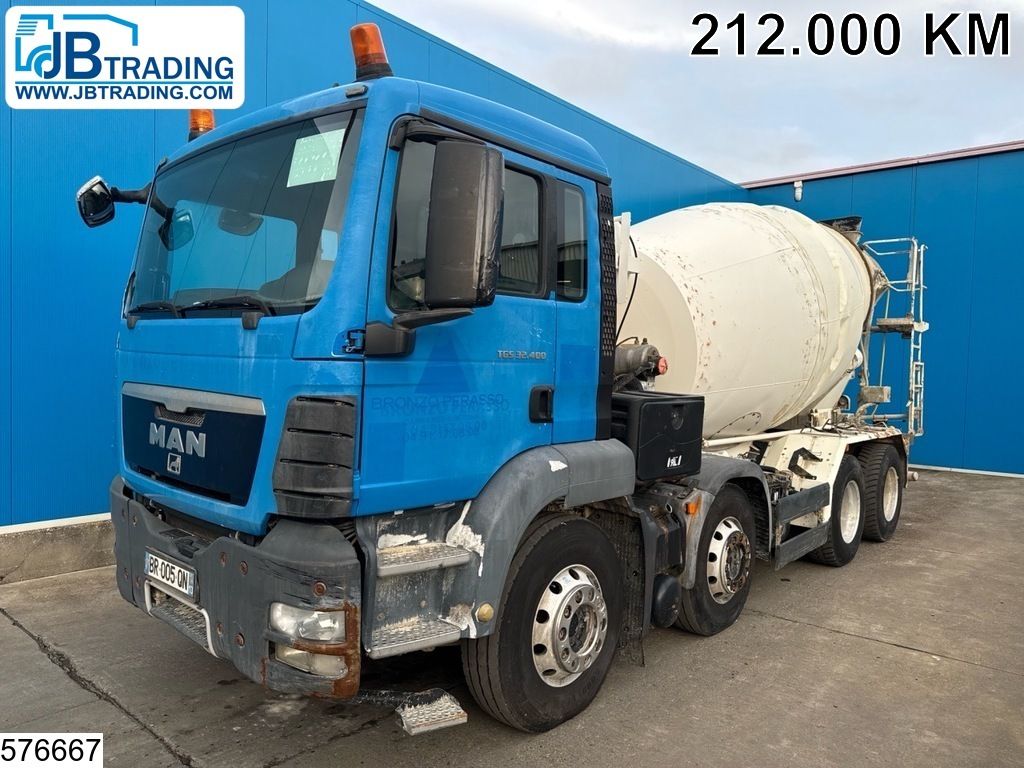 MAN TGS 32 400 8x4, EURO 5, Liebherr, 9m3, Manual transmission