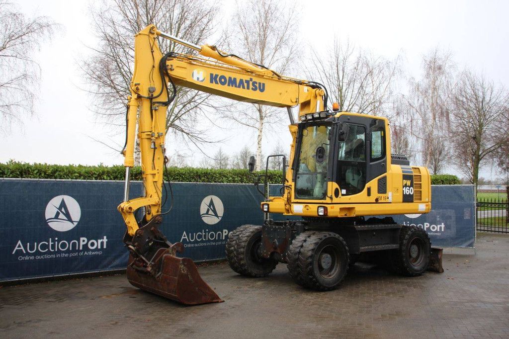 Wheel excavator Komatsu PW160-8 Diesel 97kW 2015