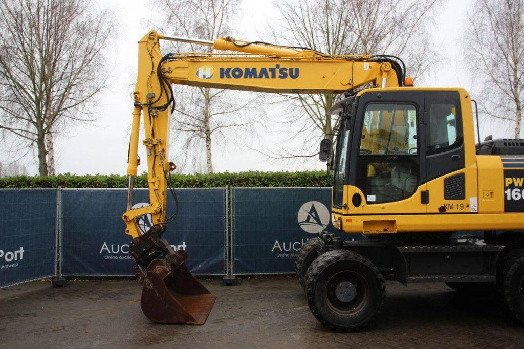 Wheel excavator Komatsu PW160-8 Diesel 97kW 2015