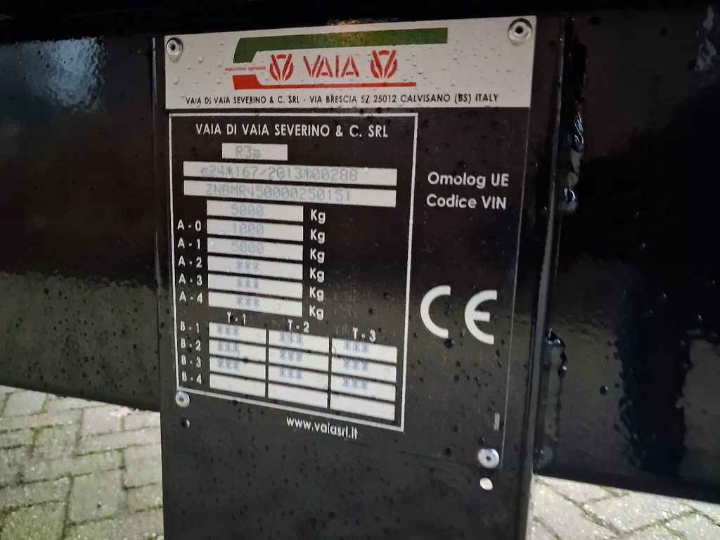 Vaia 5 ton kipper/bakkenwagen