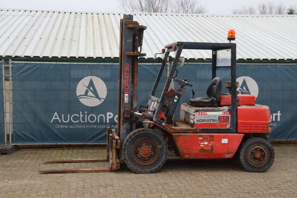 Forklift Komatsu FD35T-5E Diesel 3500kg 3.3m 1992