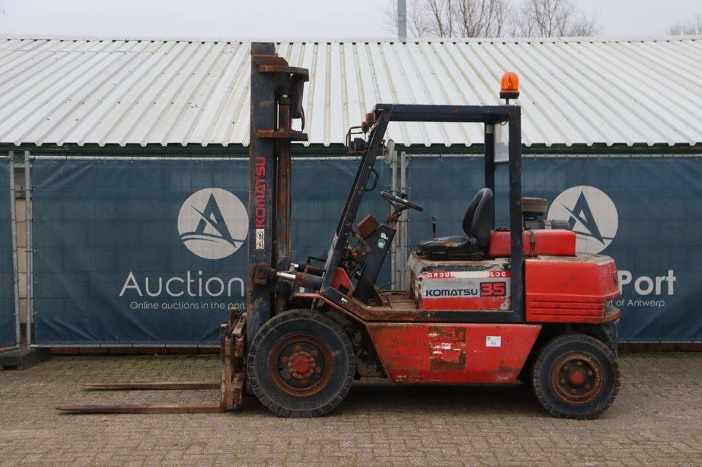 Forklift Komatsu FD35T-5E Diesel 3500kg 3.3m 1992