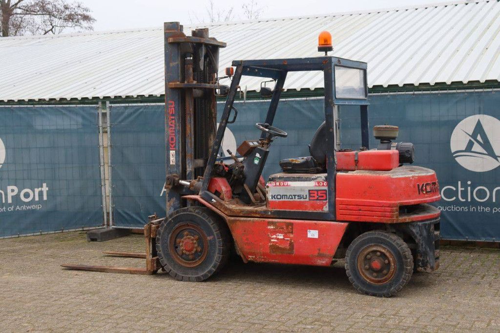 Forklift Komatsu FD35T-5E Diesel 3500kg 3.3m 1992
