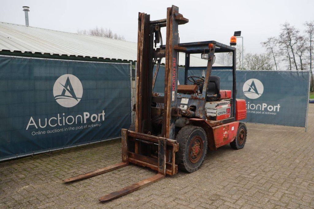 Forklift Komatsu FD35T-5E Diesel 3500kg 3.3m 1992