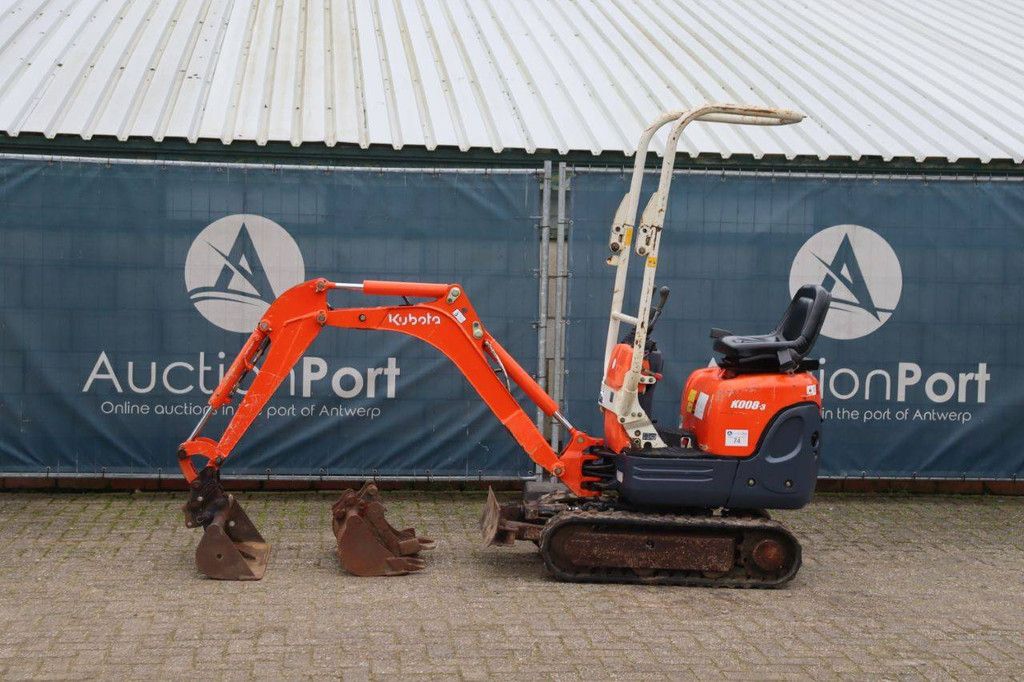 Minigraver Kubota K008-3 Diesel 7.4kW 2010