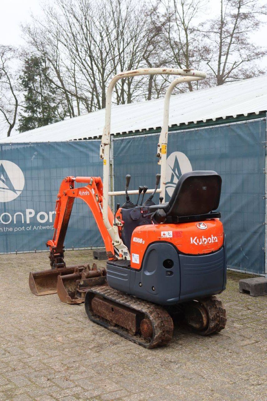 Minigraver Kubota K008-3 Diesel 7.4kW 2010