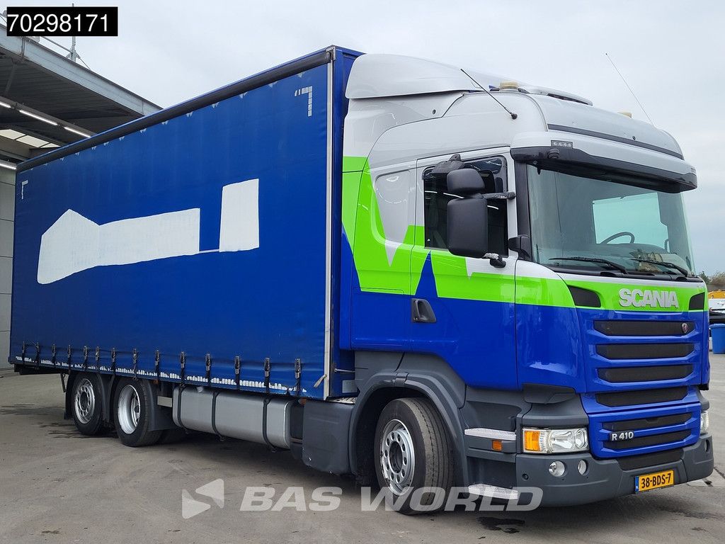 Scania R R410 6X2 NL-Truck Curtainsider Lift+steering axle Automatic Euro 6