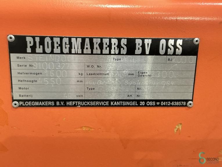 Schubmaststapler Elektrisch Steinbock WRL16 2000