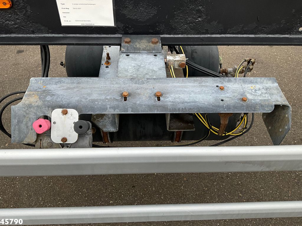 HUFFERMAN 2-assige containeraanhangwagen