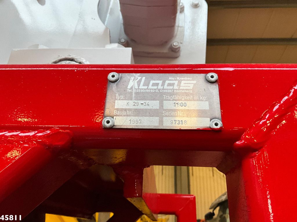 DAF FA 45 CF 220 Klaas 34 meter Dachdeckerkran