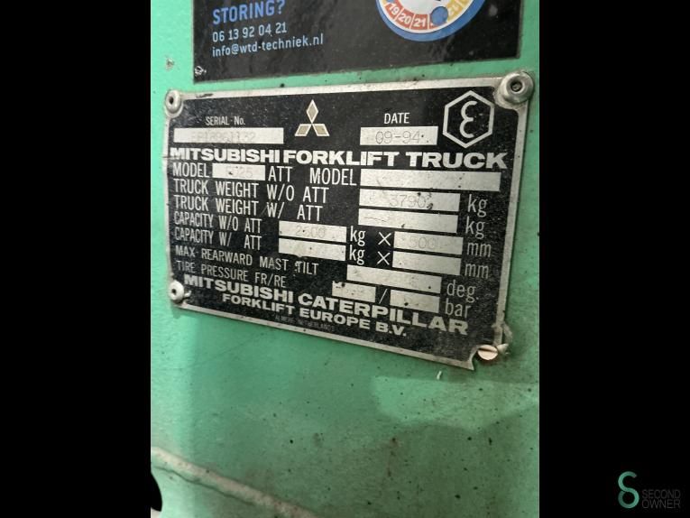 Forklifts Diesel Mitsubishi FD 25 T 1994