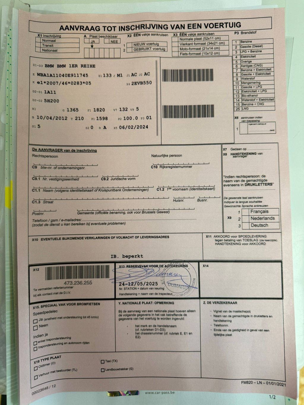 BMW 1 Serie Sport Line Benzine 135pk 2012