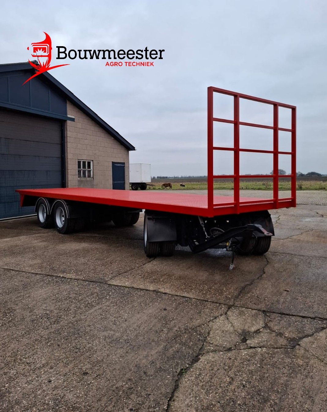 30-tons landbouwwagen in topstaat aangeboden, 9.60 m