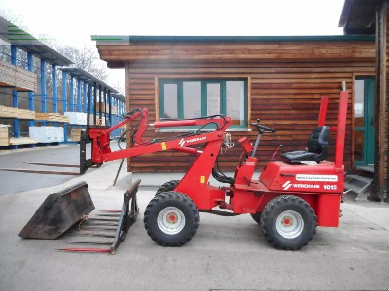Weidemann 1013 mit 3 anbaugeräte