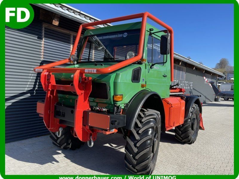 Mercedes-Benz Unimog U2100 Agrar-Forst , erst 28 Tkm, tire control, extrem sel
