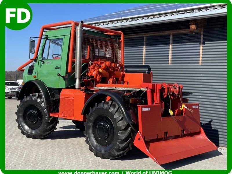 Mercedes-Benz Unimog U2100 Agrar-Forst , erst 28 Tkm, tire control, extrem sel