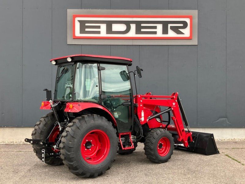 TYM T495 ST mit Kabine und Frontalder