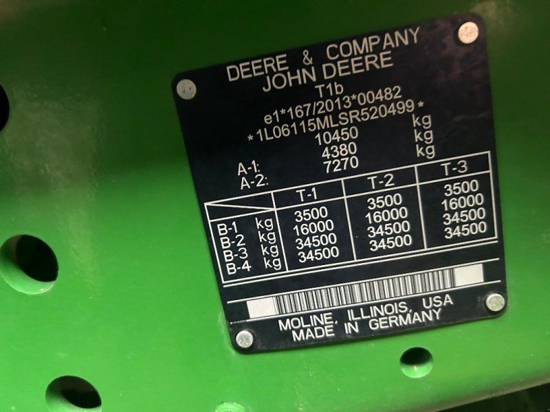 John Deere 6M 115