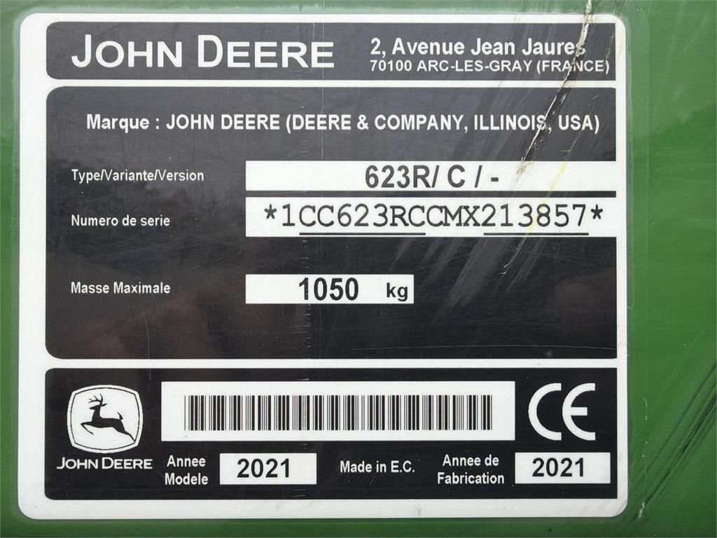 John Deere 623R Voorlader
