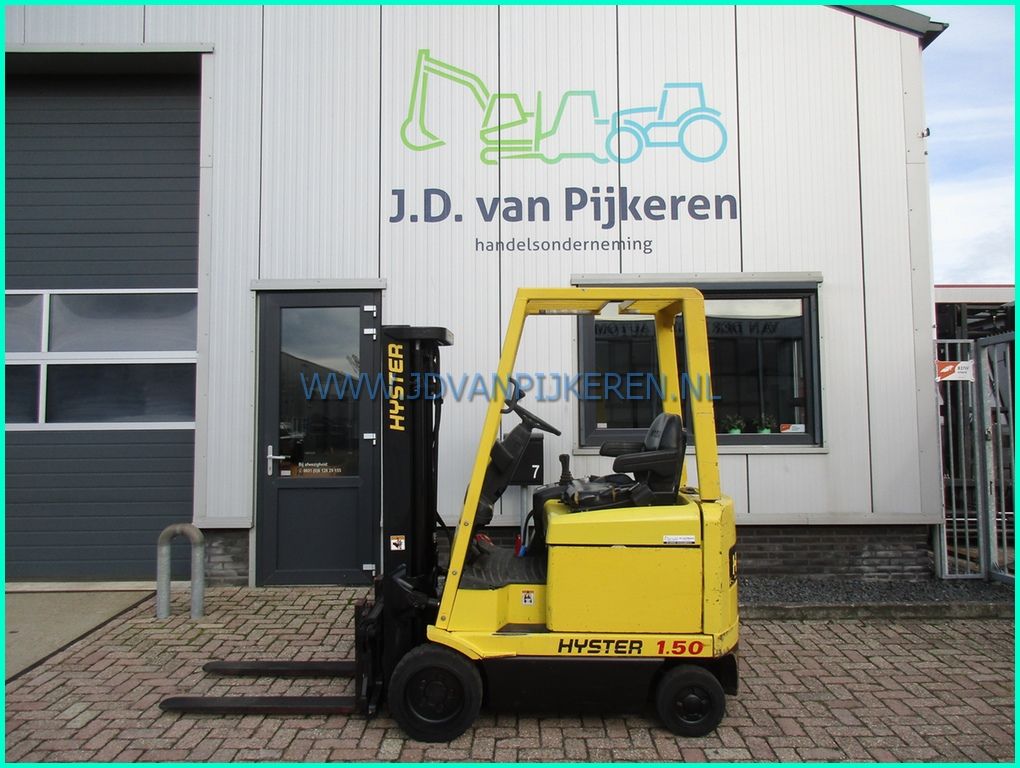 Hyster E1.50XM 1.5t elektro 2331uur triplex4.5m+shift+216cm hoog