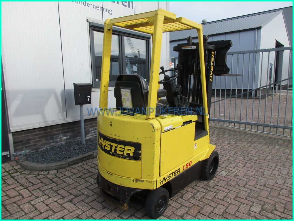 Hyster E1.50XM 1.5t elektro 2331uur triplex4.5m+shift+216cm hoog
