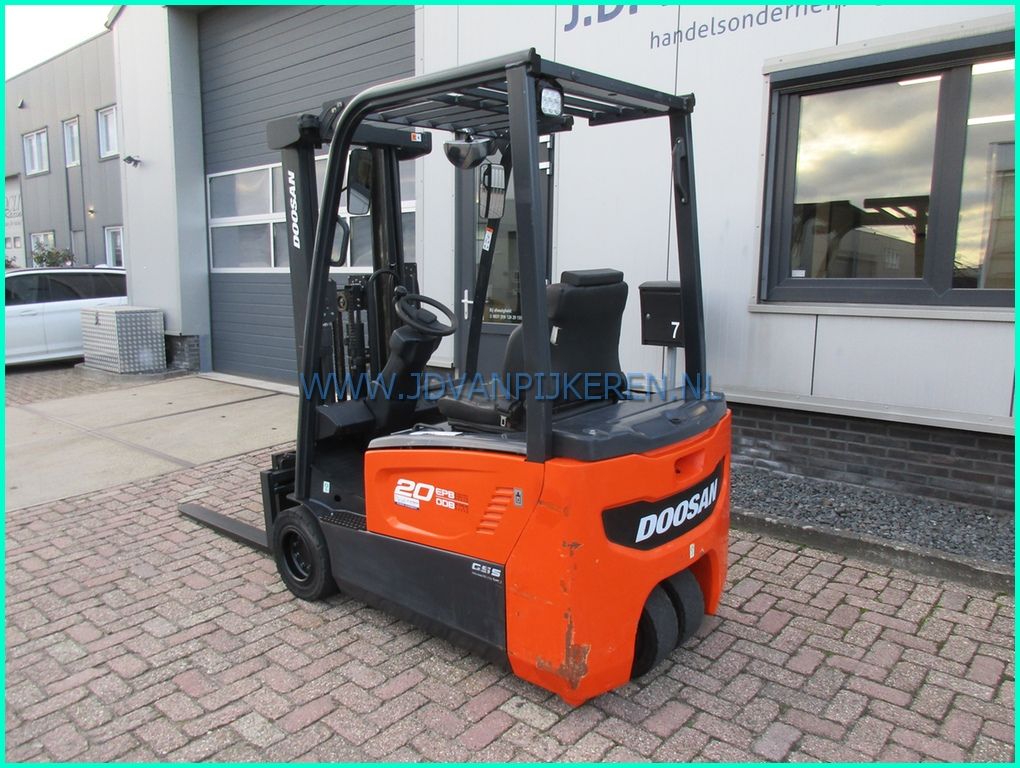 Doosan B20T-7 2000kg 5473uur freelift+sideshift+213cm hoog