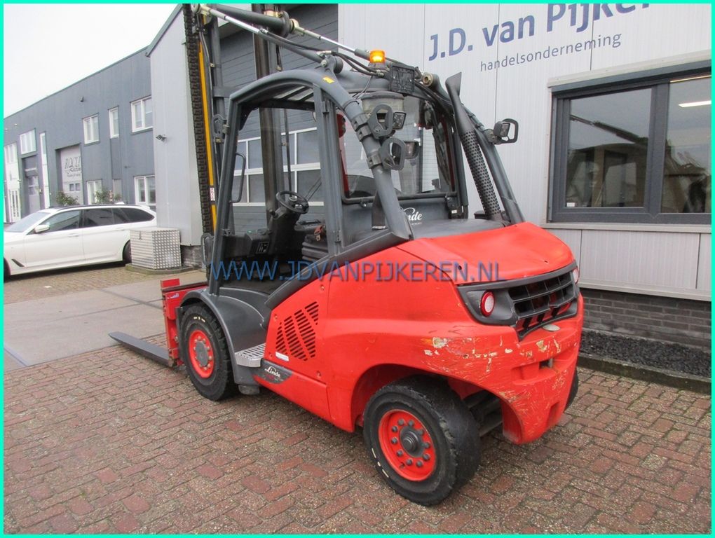 Linde H50D-02 2017 5000kg diesel sideshift+vorkenspreider