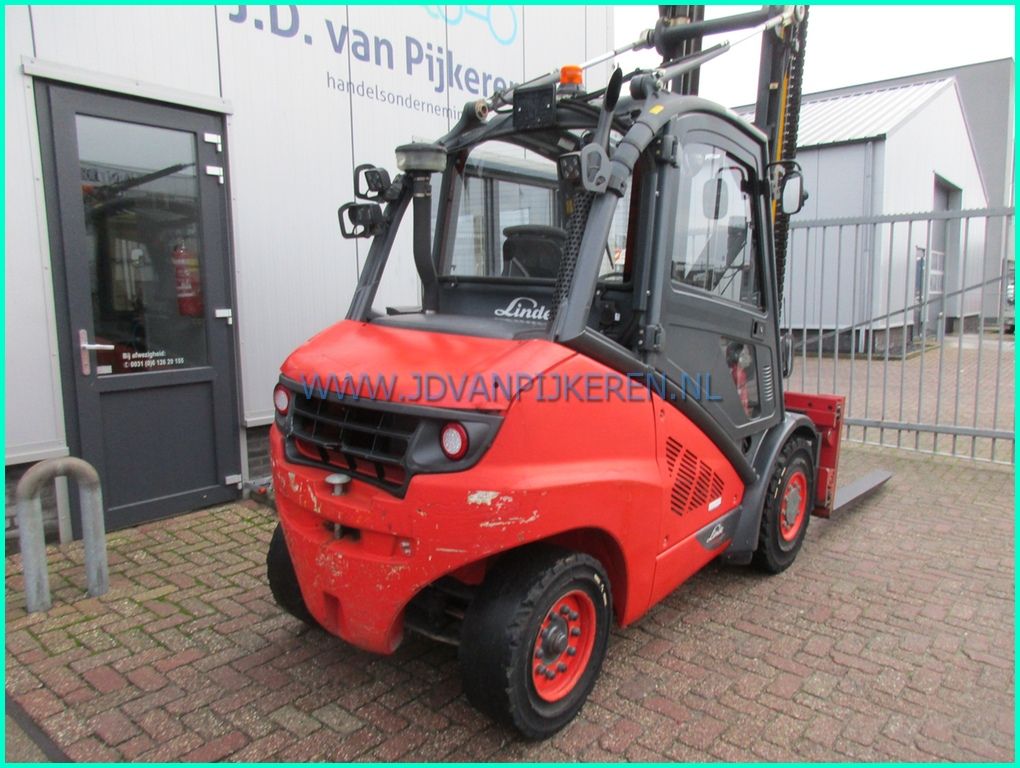 Linde H50D-02 2017 5000kg diesel sideshift+vorkenspreider