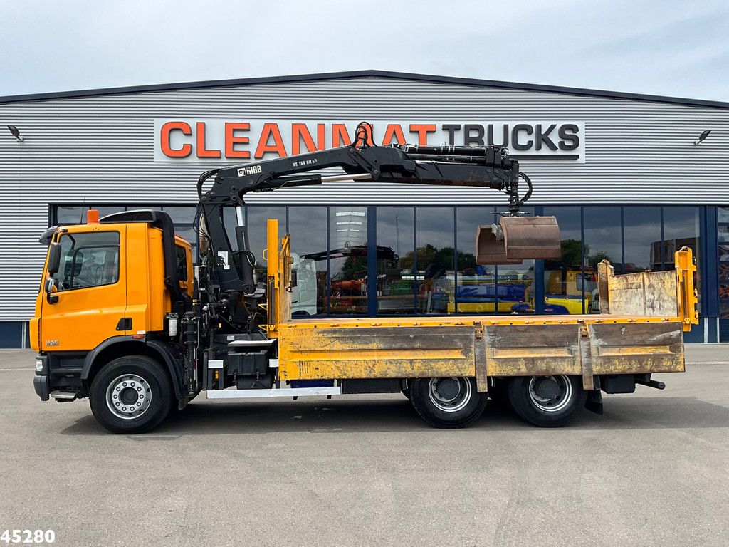 DAF FAT 75 CF 340 6x4 Manual Full steel Hiab 16 Tonmeter laadkraan