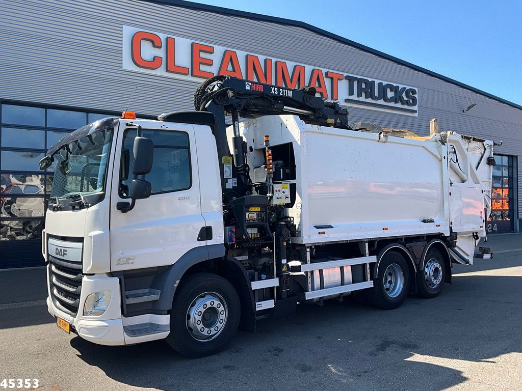 DAF FAN CF 290 Euro 6 Hiab 21 Tonmeter laadkraan