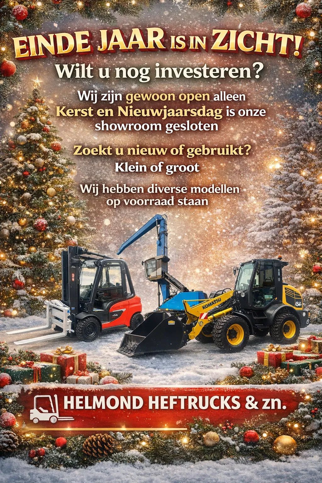 Linde J. Helmond & Zn Machinehandel BV Dieselweg 1