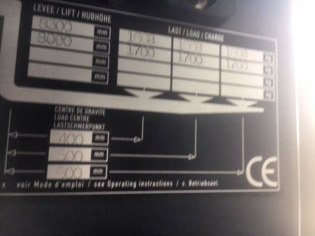 Reach truck Linde R17X Electric 1700kg 8.25m 2006