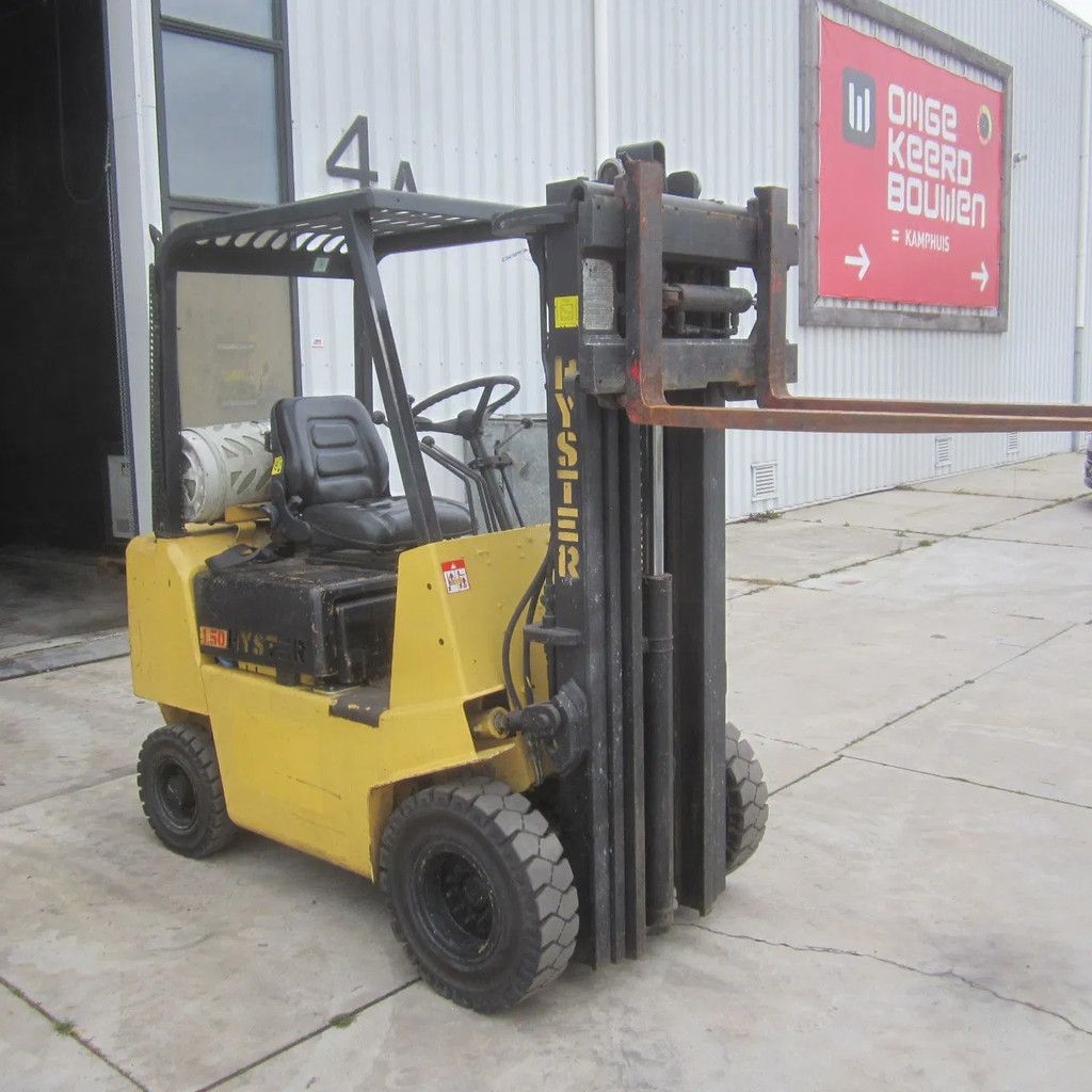 Hyster heftruck H 1.50XL, LPG-gas, triplo, side shift.