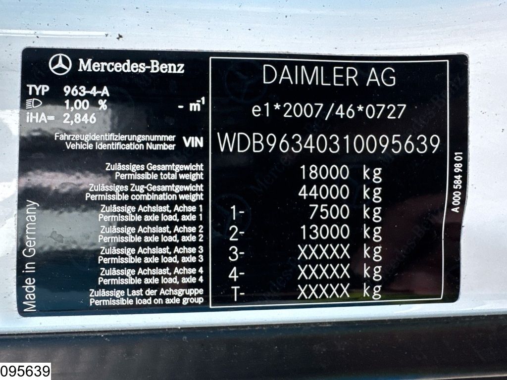 Mercedes Actros 1840 EURO 6