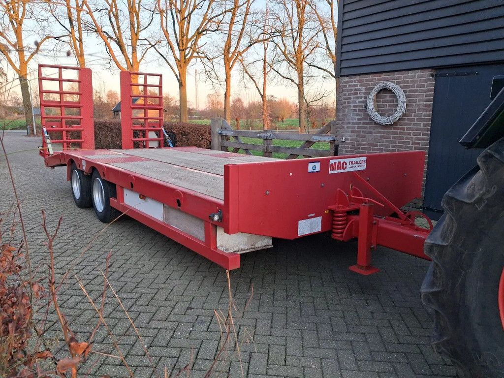 MC CAULEY MAC 16 ton oprijwagen dieplader 16 ton hydro geremd