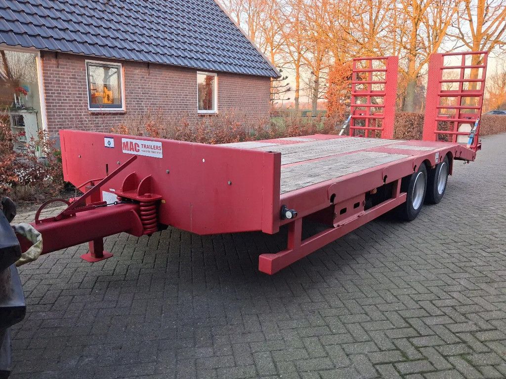 MC CAULEY MAC 16 ton oprijwagen dieplader 16 ton hydro geremd
