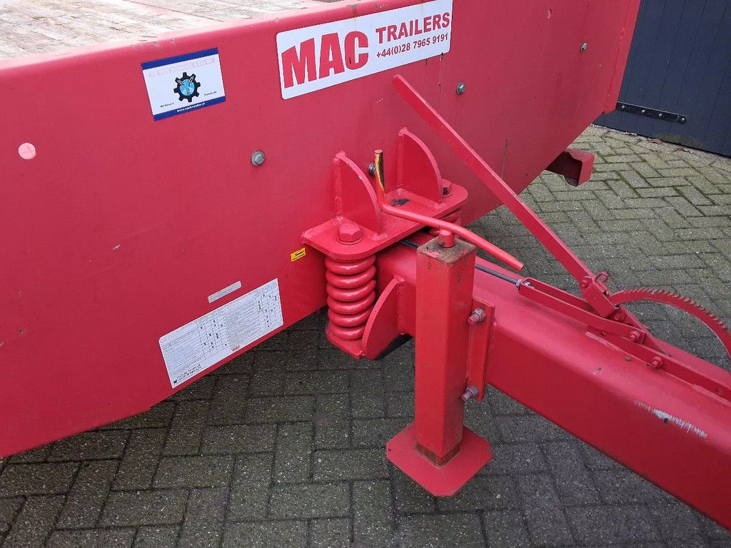 MC CAULEY MAC 16 ton oprijwagen dieplader 16 ton hydro geremd