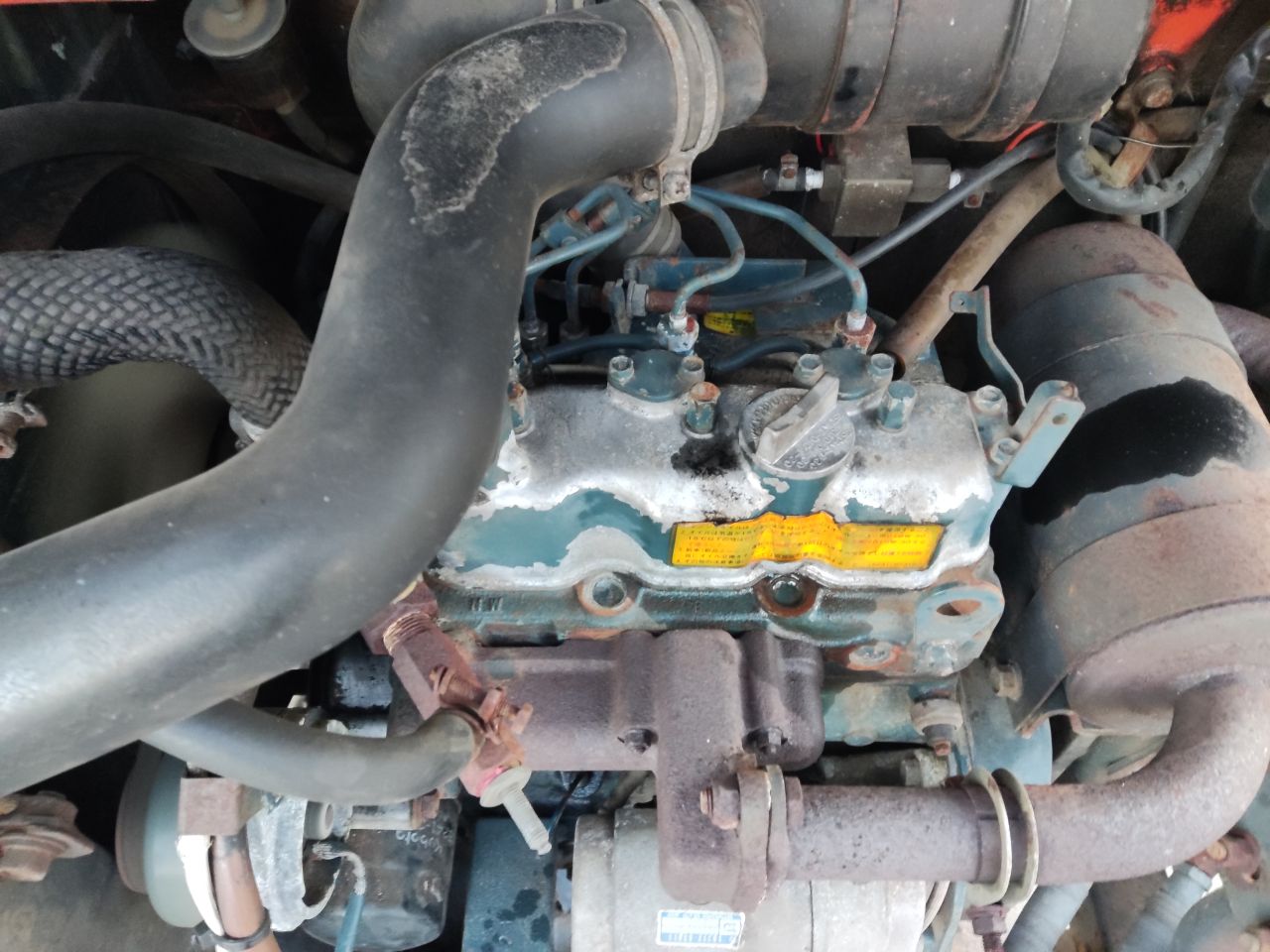 KUBOTA minigraver (type KH35, 1.350 kg, 2 bakken, cabine)