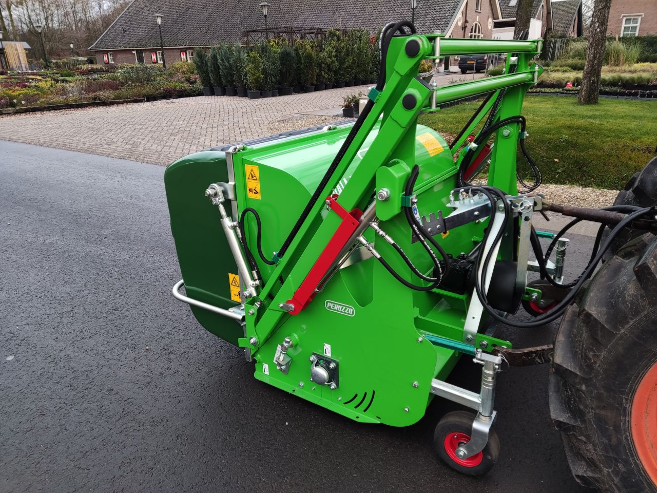 PERUZZO klepelmaaier met opvang (type Koala 1200 Pro, hoog)